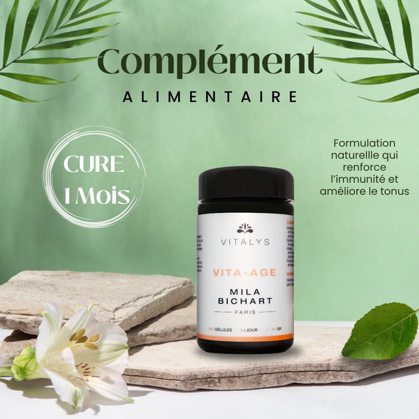 Vita Age immunité, tonus et anti-âge - complément alimentaire Vitalys